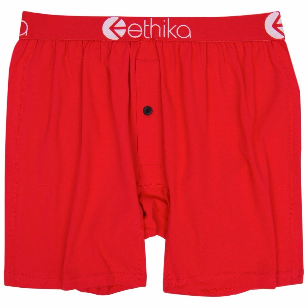 Ethika Vibrant Red Boxer Briefs